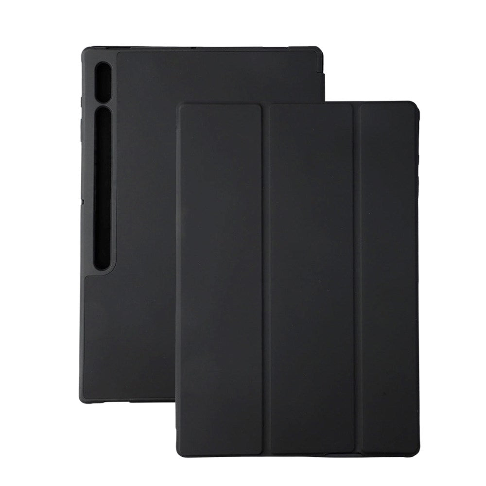 4smarts Basic Folio Case m. Pen Holder - Samsung Galaxy Tab S10 Ultra / S9 Ultra - Sort