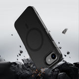 4smarts - iPhone 16e Defend Hybrid Deksel - MagSafe-kompatibel - Svart