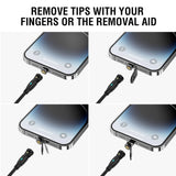 Magnetisk Kabel m. USB-C - 4smarts GravityCord - 240W - 1.8m - Sort