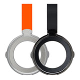 Magnetisk fingerring - 4smarts - MagSafe-kompatibel - 2 stk - Svart / oransje