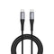 4smarts - USB-C til USB-C Kabel 60W - 1.5 m - Sort