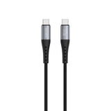4smarts - USB-C til USB-C Kabel 60W - 1.5 m - Sort