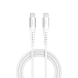 4smarts - USB-C til USB-C Kabel 60W - 1.5 m - Hvid