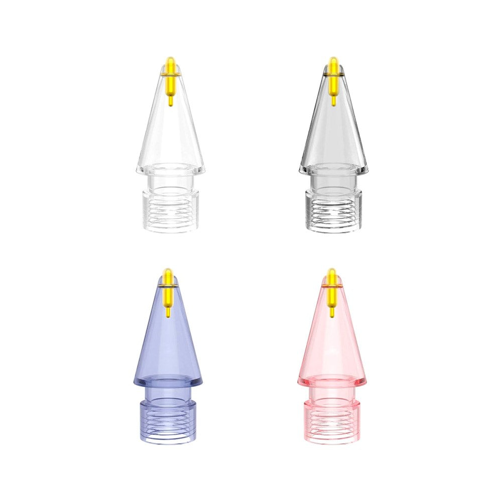 4smarts - Universal Udskiftningsspidser - Apple Pencil 1. gen. / 2. gen. / USB-C / Pro / 4smarts Pencil Pro 2 / 3 - 4 stk - Multifarvet