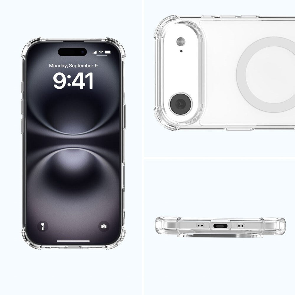 4Smarts iPhone Air IBIZA Hybrid Case - MagSafe Kompatibel - Gennemsigtig