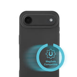 4Smarts iPhone Air Silikone Mobil Cover - MagSafe Kompatibel - Sort