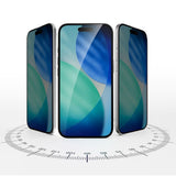 4Smarts iPhone Air Second Glass Beskyttelsesglas m. Monteringsramme - Privacy Funktion - Gennemsigtig