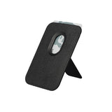 4smarts Magnetisk Kortholder m. Kickstand - MagSafe Kompatibel - Sort