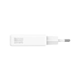 4smarts PDPlug Slim 65W Vægoplader - 2 x USB-C - Hvid