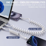 4smarts USB-C til USB-C Kabel - 100W - 50cm - Hvid