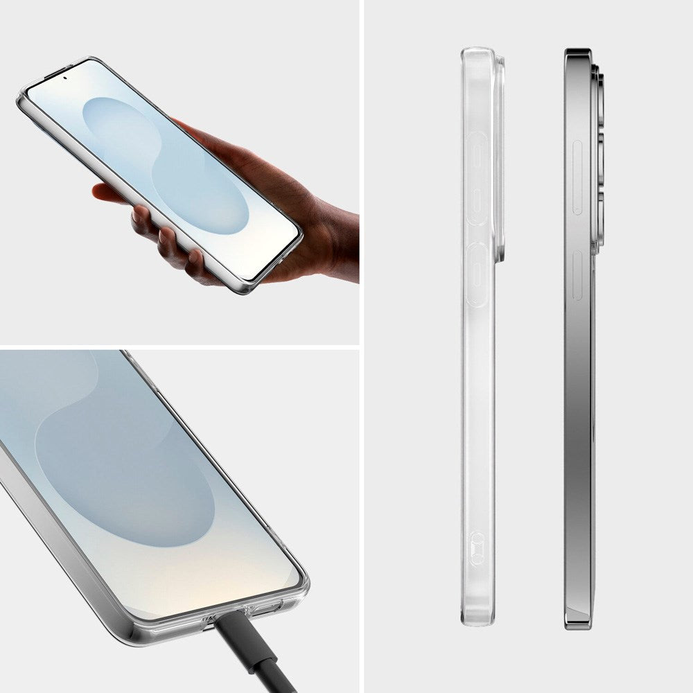 4smarts Samsung Galaxy S26 2-i-1 Beskyttelsessæt - Cover & Skærmbeskyttelsesglas - Gennemsigtig