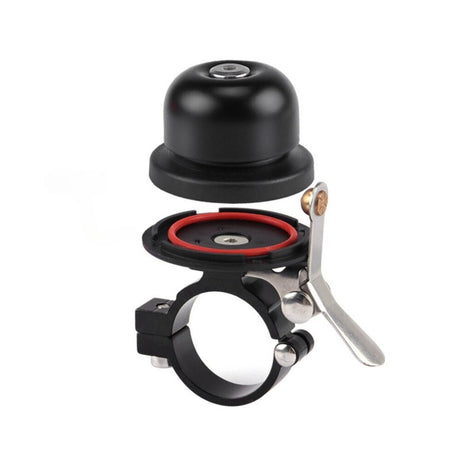 4smarts SkyTag GPS Tracker med Ringklokke til Cykel - Apple Find My & Android Find Hub - Hvid / Sort