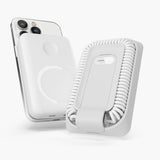 Vonmählen Allroundo Pro Magnetic Powerbank 10 000 mAh w. USB-C 60 cm-kabel, mikro-USB og USB-A-adapter - MagSafe-kompatibel - Hvit