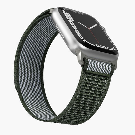Vonmählen Apple Watch (38/40/SE/41/42 mm) Trekking Loop Nylon Watch-rem - Hvit / Grønn