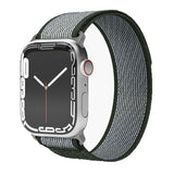 Vonmählen Apple Watch (38/40/SE/41/42 mm) Trekking Loop Nylon Watch-rem - Hvit / Grønn