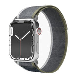 Vonmählen Apple Watch (42/44/45/SE/49mm) Trekking Loop Nylon Watch-rem - Grå / Grønn