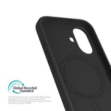 Vonmählen iPhone 16 Eco Silikon Bakdeksel - MagSafe kompatibel - Svart