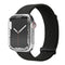 Apple Watch (42/44/45/46/SE/49 mm) Vonmählen Fitness Loop 2 Nylon klokkerem - svart