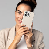 Vonmählen iPhone 16 Pro Eco Silikon Bakdeksel - MagSafe kompatibel - Krem