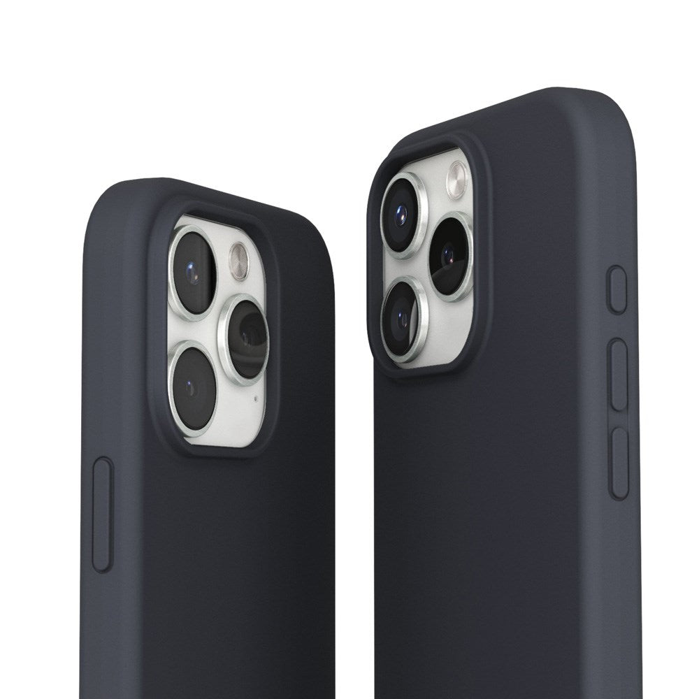 Vonmählen iPhone 16 Pro Eco Silikon Bakdeksel - MagSafe-kompatibel - Marineblå