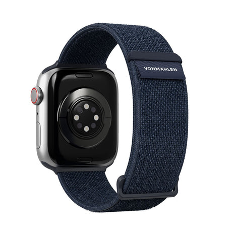 Apple Watch (42/44/45/46/SE/49 mm) Vonmählen Fitness Loop 2 Nylon klokkerem - blå