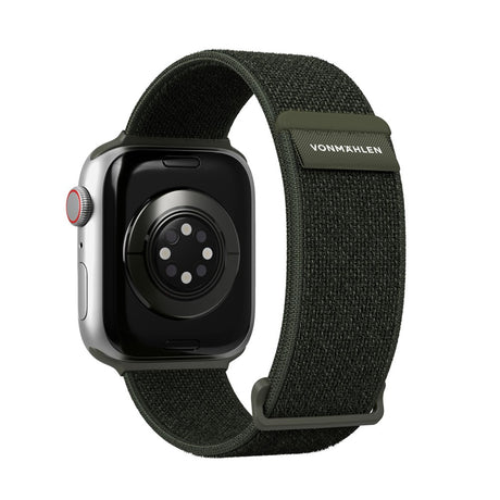 Apple Watch (38/40/SE/41/42 mm) Vonmählen Fitness Loop 2 Nylon klokkerem - Grønn