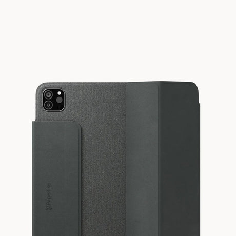 iPad Pro 12.9" (2022 / 2021 / 2020 / 2018) Paperlike+ Folio Bundle m. Cover, Skærmbeskyttelse & Stylus Pen Greb - Sort / Gennemsigtig