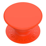 POPSOCKETS PopGrip Neon Electric Orange Avtakbart grep m. Stativfunksjon