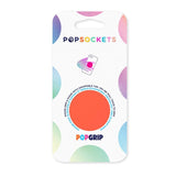 POPSOCKETS PopGrip Neon Electric Orange Avtakbart grep m. Stativfunksjon