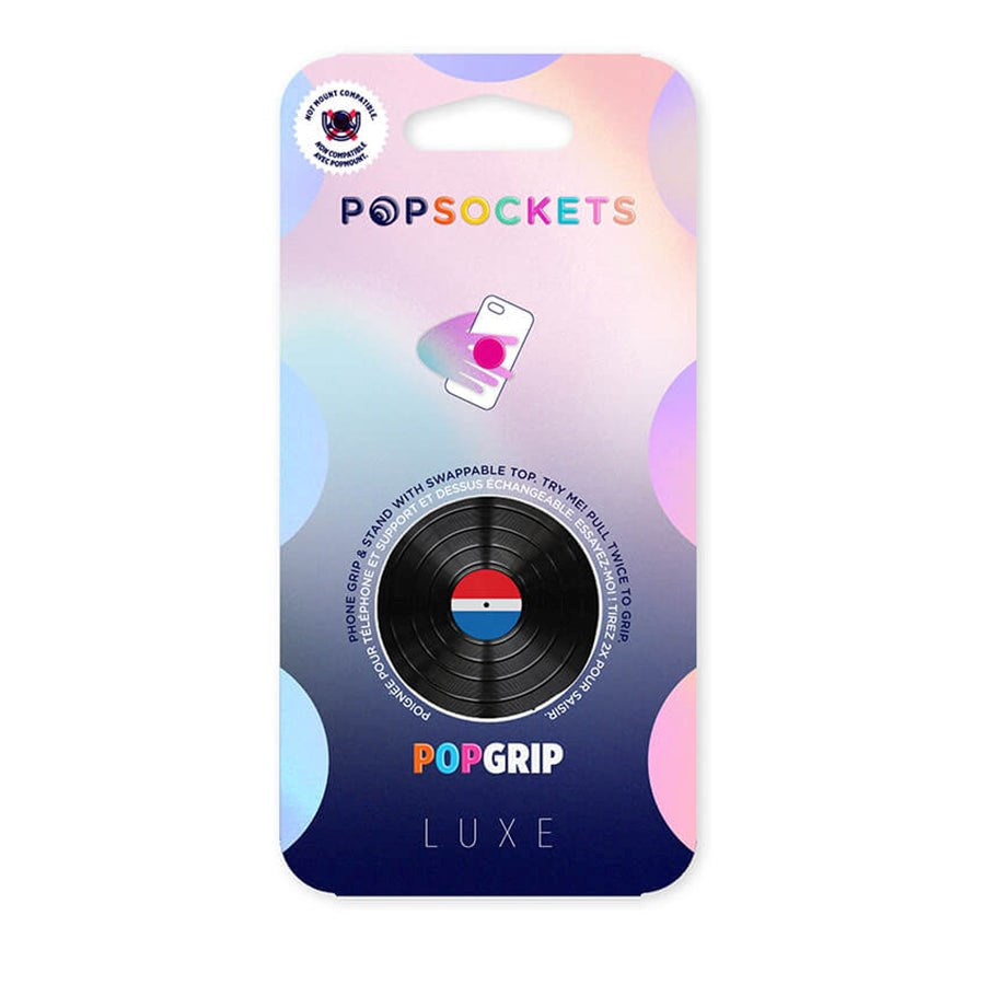 POPSOCKETS Backspin Aluminium 45 RPM LUXE m. Stå