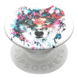 POPSOCKETS PopGrip Wolf avtagbart grep m. Stativfunksjon