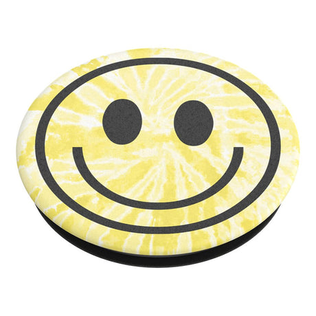 POPSOCKETS PopGrip Tie Dye Smiley Avtagbart grep m. Stativfunksjon