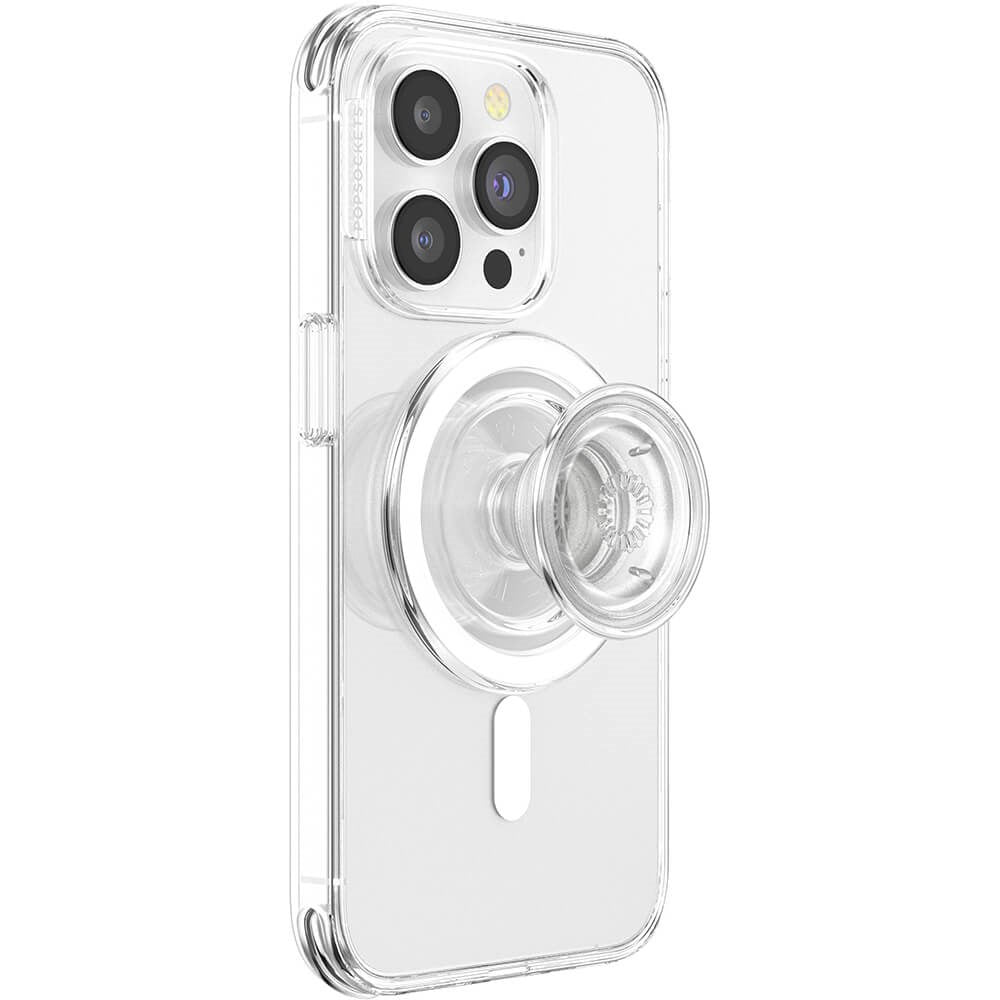 POPSOCKETS PopGrip Clear MagSafe - Stativ og grep