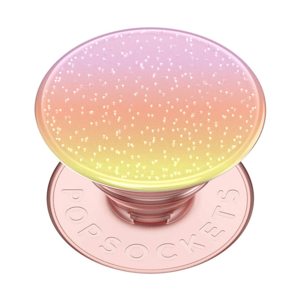 POPSOCKETS PopGrip Aftageligt Greb m. Standerfunktion - Glitter Aura Sunrise