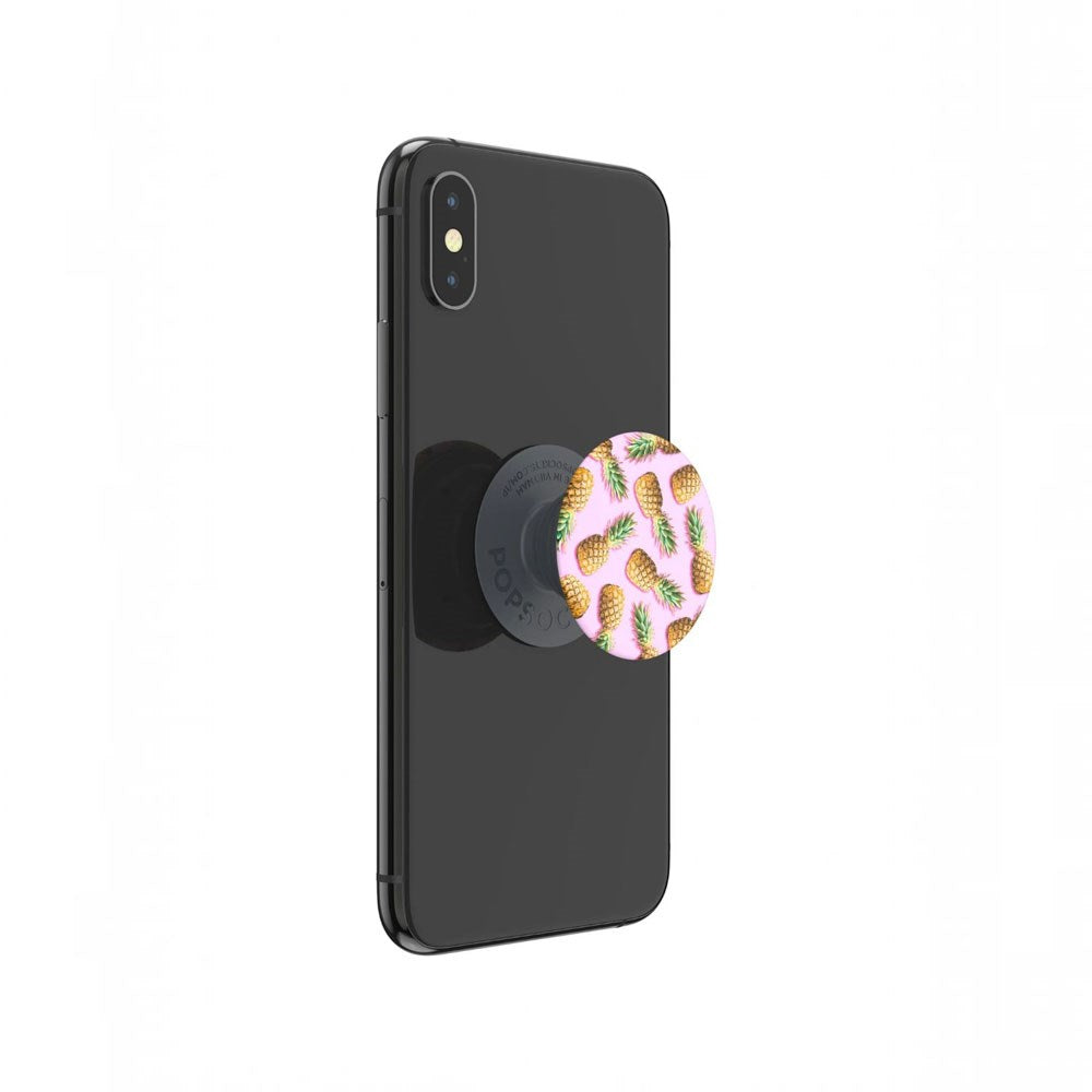 POPSOCKETS Basic Grip med Standerfunktion - Pineapple Palooza