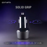 4smarts VoltRoad 83W PD billader - USB-C &amp; USB-A - Svart