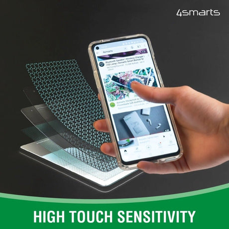 iPhone SE (2022 / 2020) / 8 4smarts Second Glass X-Pro 360° beskyttelsessett Premium - MagSafe-kompatibel - Deksel + herdet glass)