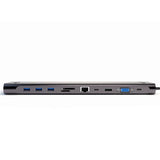 4smarts Universal Tablet / Laptop Stander & 11-i-1 USB-C Hub - Grå
