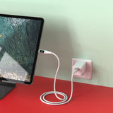 4smarts DigitCord 100W USB-C til USB-C-kabel (PD) - 1,5m. - Hvit
