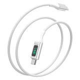 4smarts DigitCord 100W USB-C til USB-C-kabel (PD) - 1,5m. - Hvit