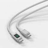 4smarts DigitCord 100W USB-C til USB-C-kabel (PD) - 1,5m. - Hvit