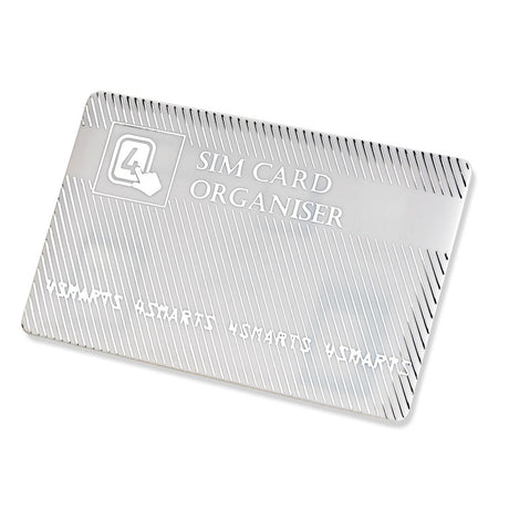 4smarts SIM Card Organizer - Sim-kortadapter (Micro Sim + Nano Sim) Hvit