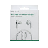 4smarts Melody Digital Basic Headset med USB-C Kabel - Hvid