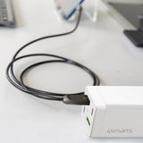 MultiGaN 4Smarts 65W Hurtig Lader station (USB-C & USB-A) - Hvid