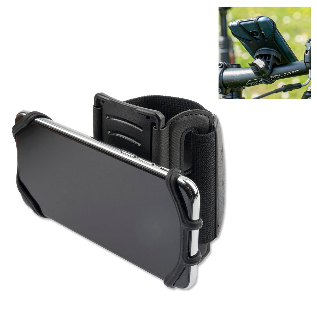 4smarts ATHLETE PRO Universal Sportsarmbånd for mobil - Svart (maks. størrelse 15,1 cm)