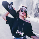 4Smarts DressUP Mobilholder m. Nøkkelbånd &amp; kortholder - Blomster Rosa