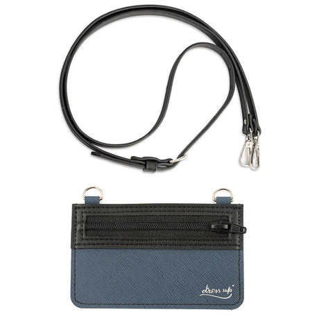 4Smarts DressUP Mobilholder m. Stropp og lommebok - Blå
