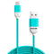 Pantone MFI USB-A til Lightning-kabel 12W - 1,5m - Turkis