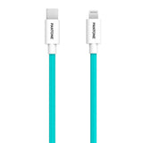 Pantone MFI USB-C til Lightning-kabel 15W - 1,5m - Turkis