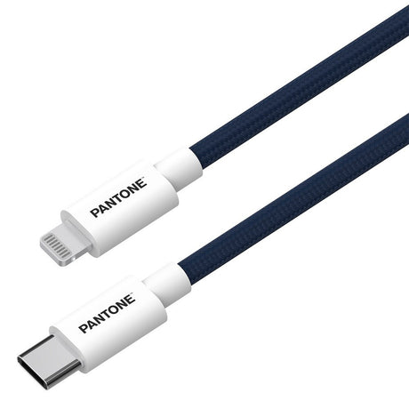 Pantone MFI USB-C til Lightning-kabel 15W - 1,5m - Marine